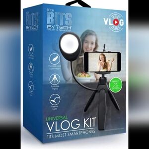 NEW Bytech Vlog Kit Tripod and Selfie Light